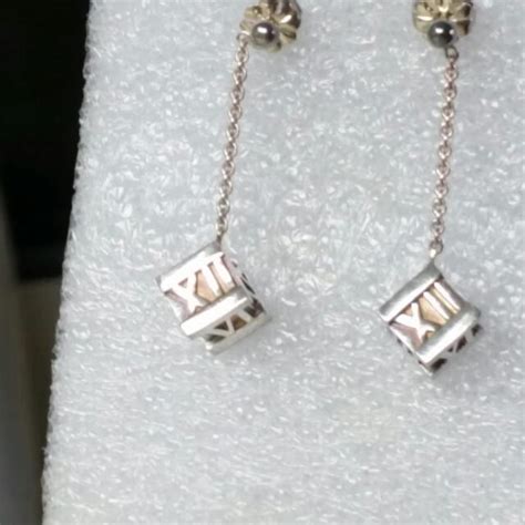 tiffany roman numeral earrings